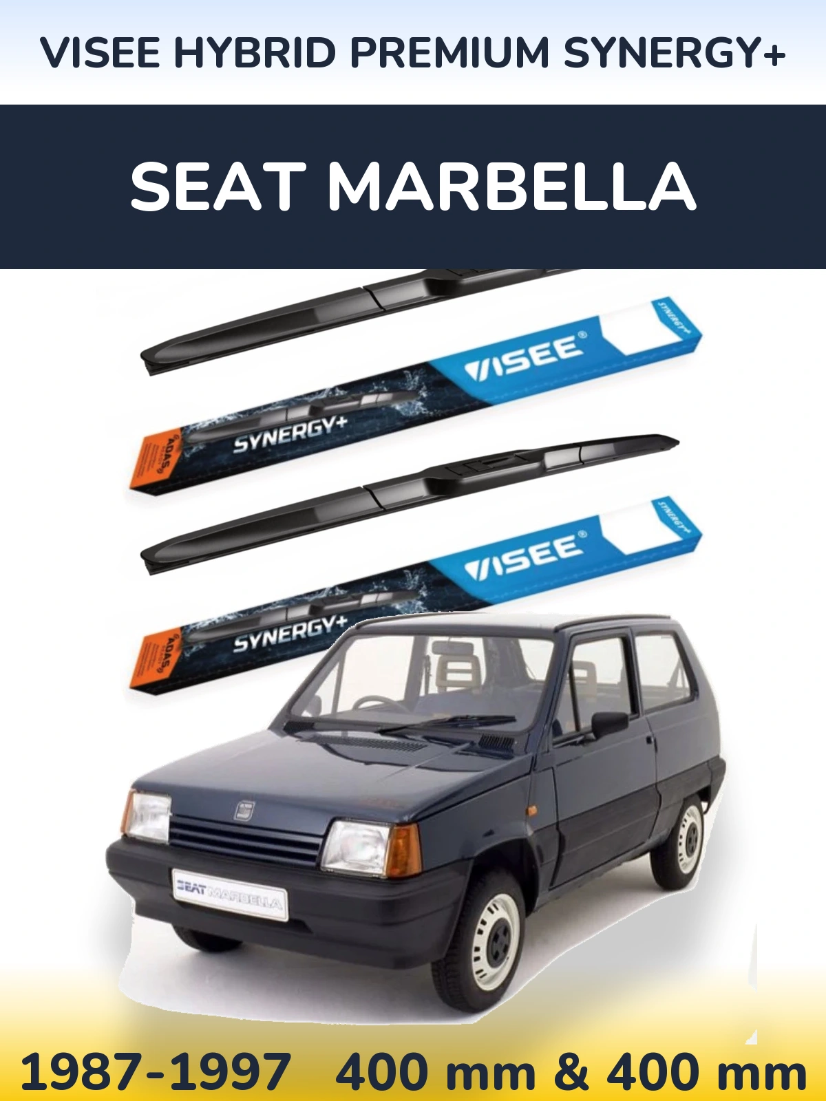 Ștergătoare VISEE HYBRID PREMIUM SYNERGY+ pentru SEAT Marbella