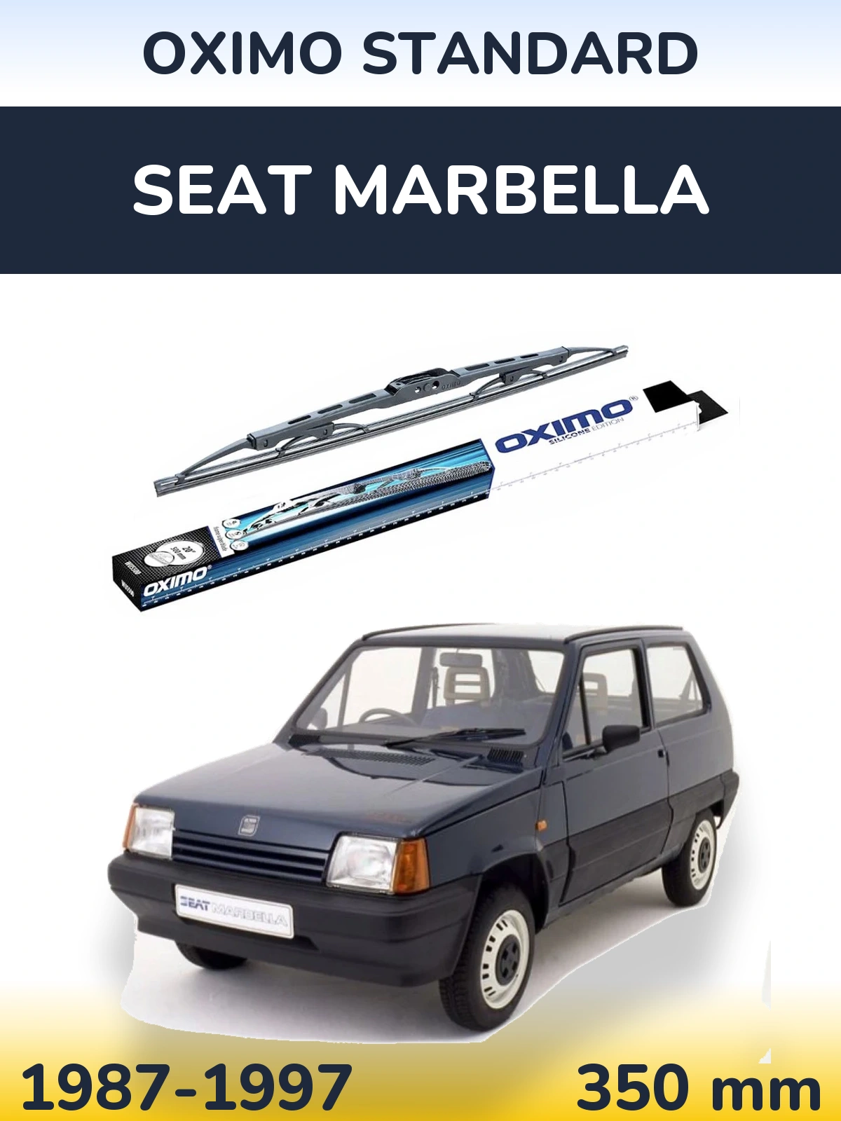 Задний дворник Oximo Standard 350 мм для SEAT Marbella 1987-1997