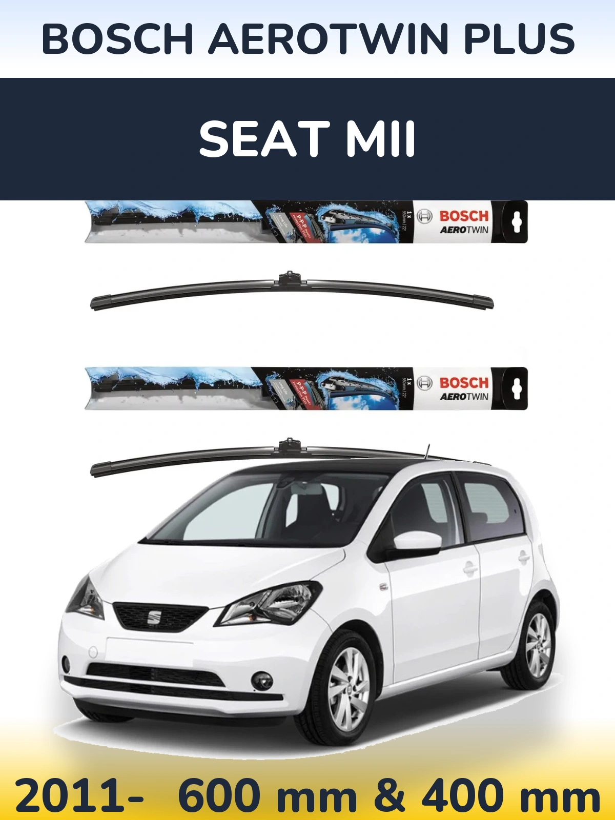 Ștergătoare BOSCH AeroTwin Plus pentru SEAT Mii