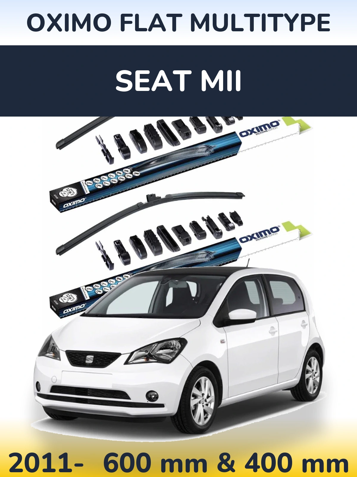 Ștergătoare Oximo Flat MultiTipe pentru SEAT Mii
