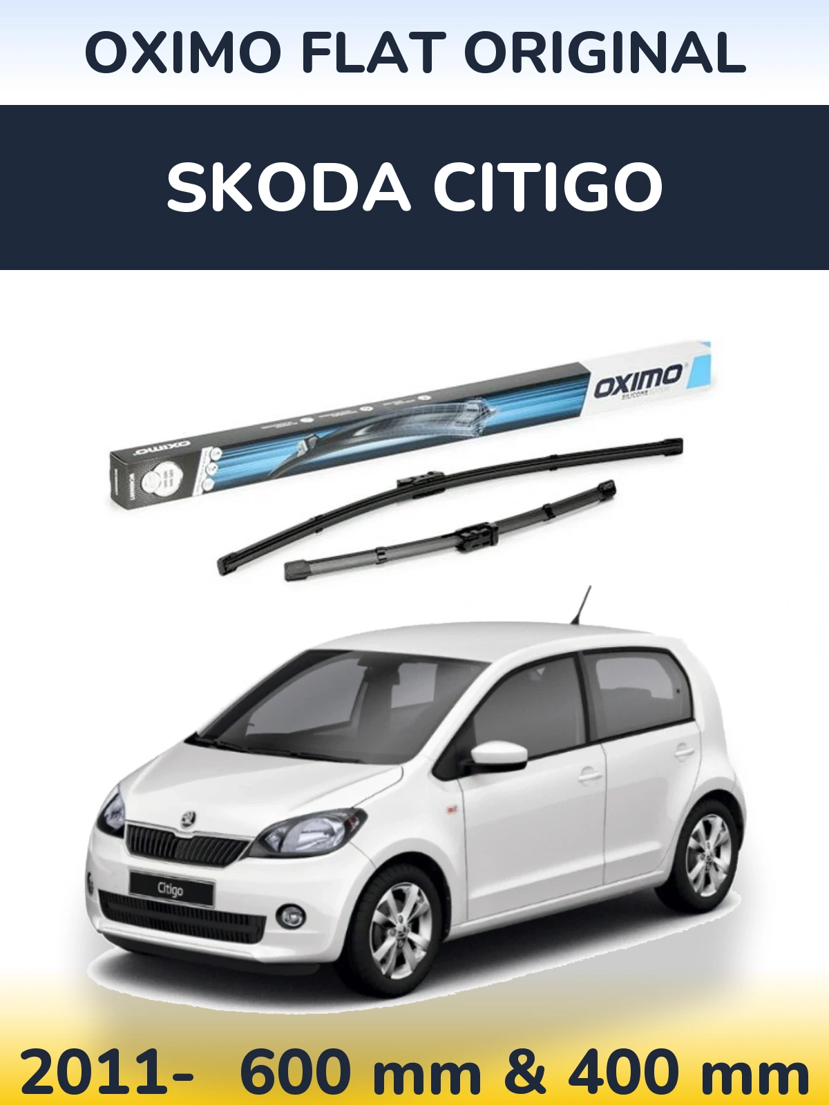 Ștergătoare Oximo Flat Original pentru Skoda Citigo