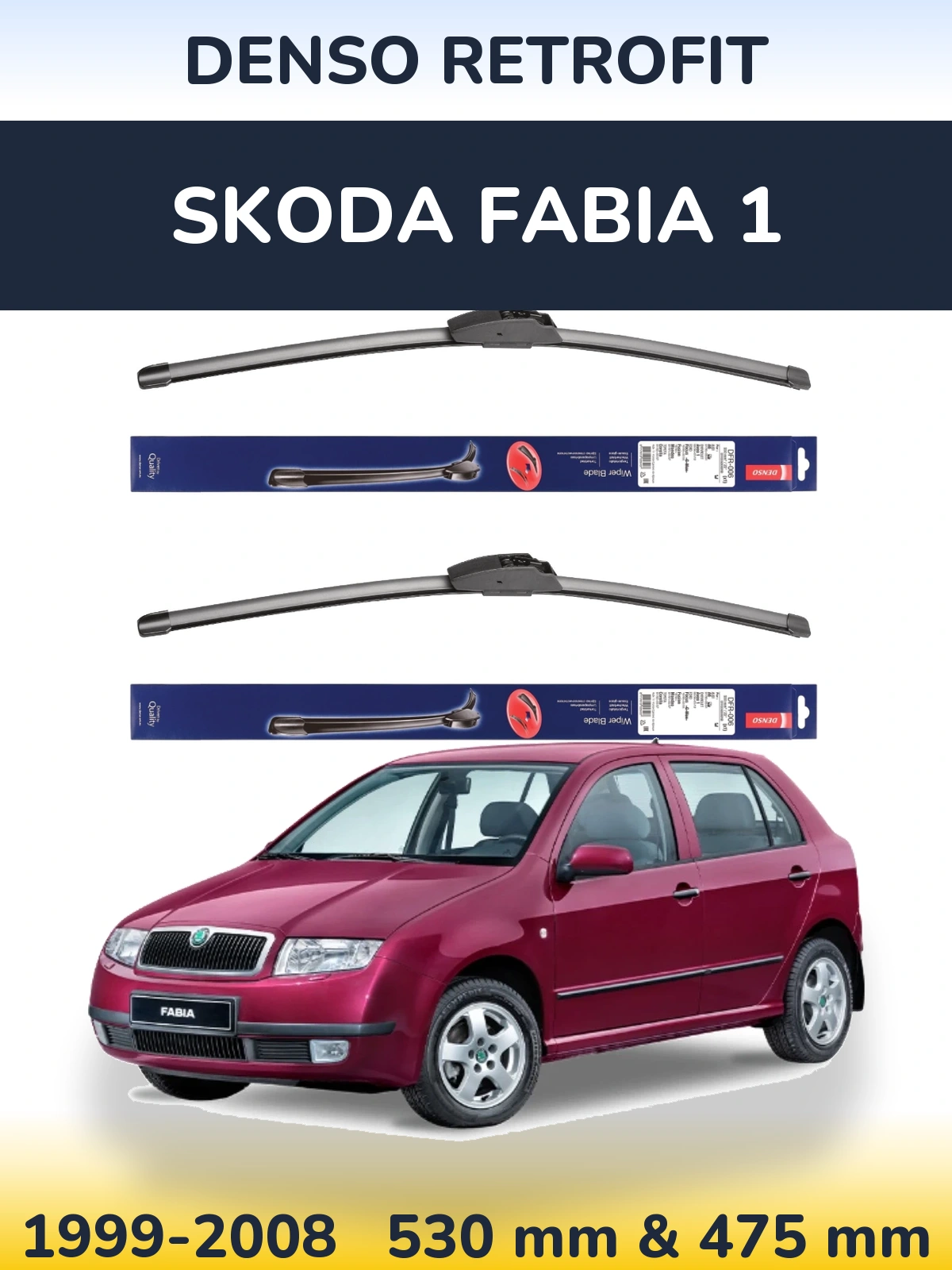Ștergătoare Denso Retrofit pentru Skoda Fabia 1