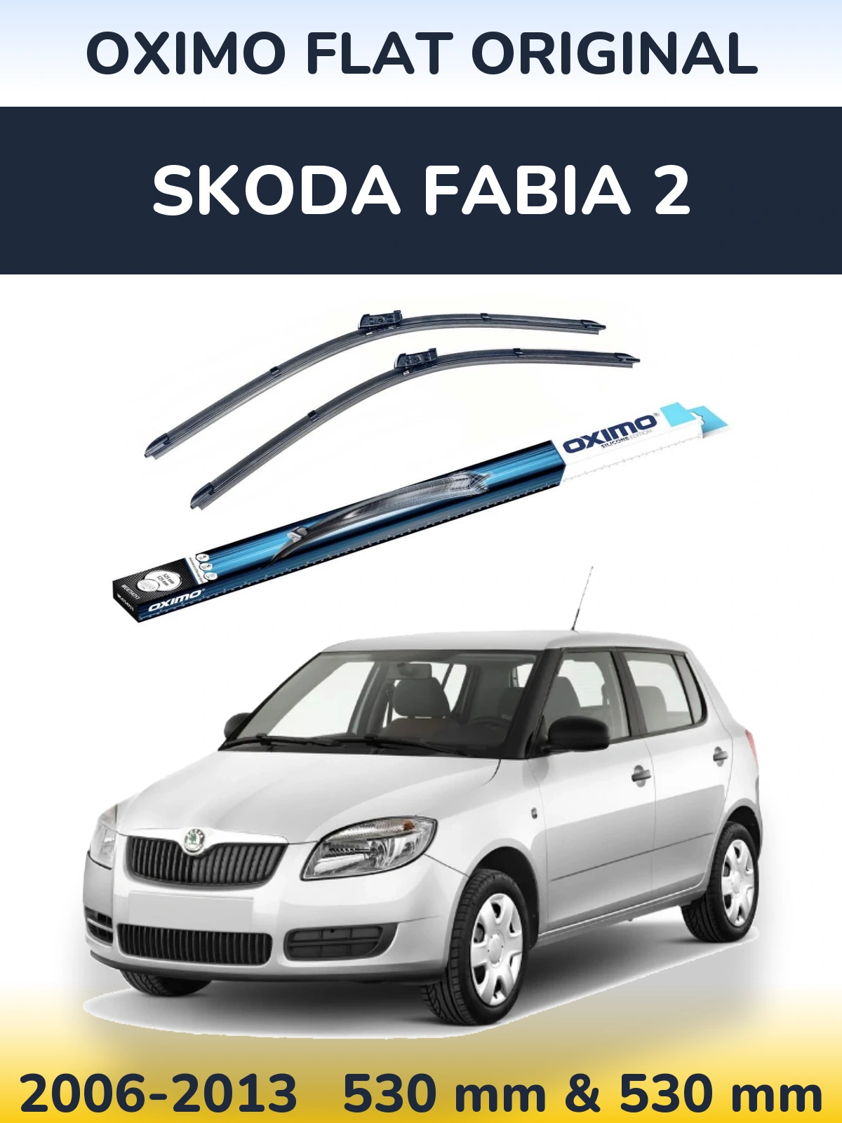 Ștergătoare Oximo Flat Original pentru Skoda Fabia 2