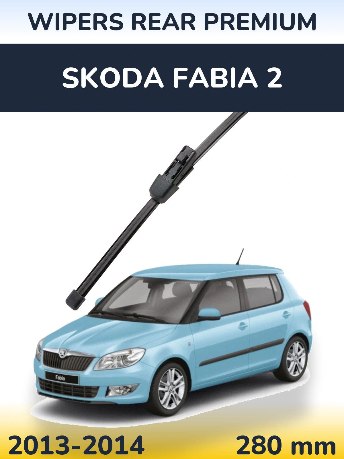 Ștergătoare WIPERS REAR PREMIUM pentru Skoda Fabia 2
