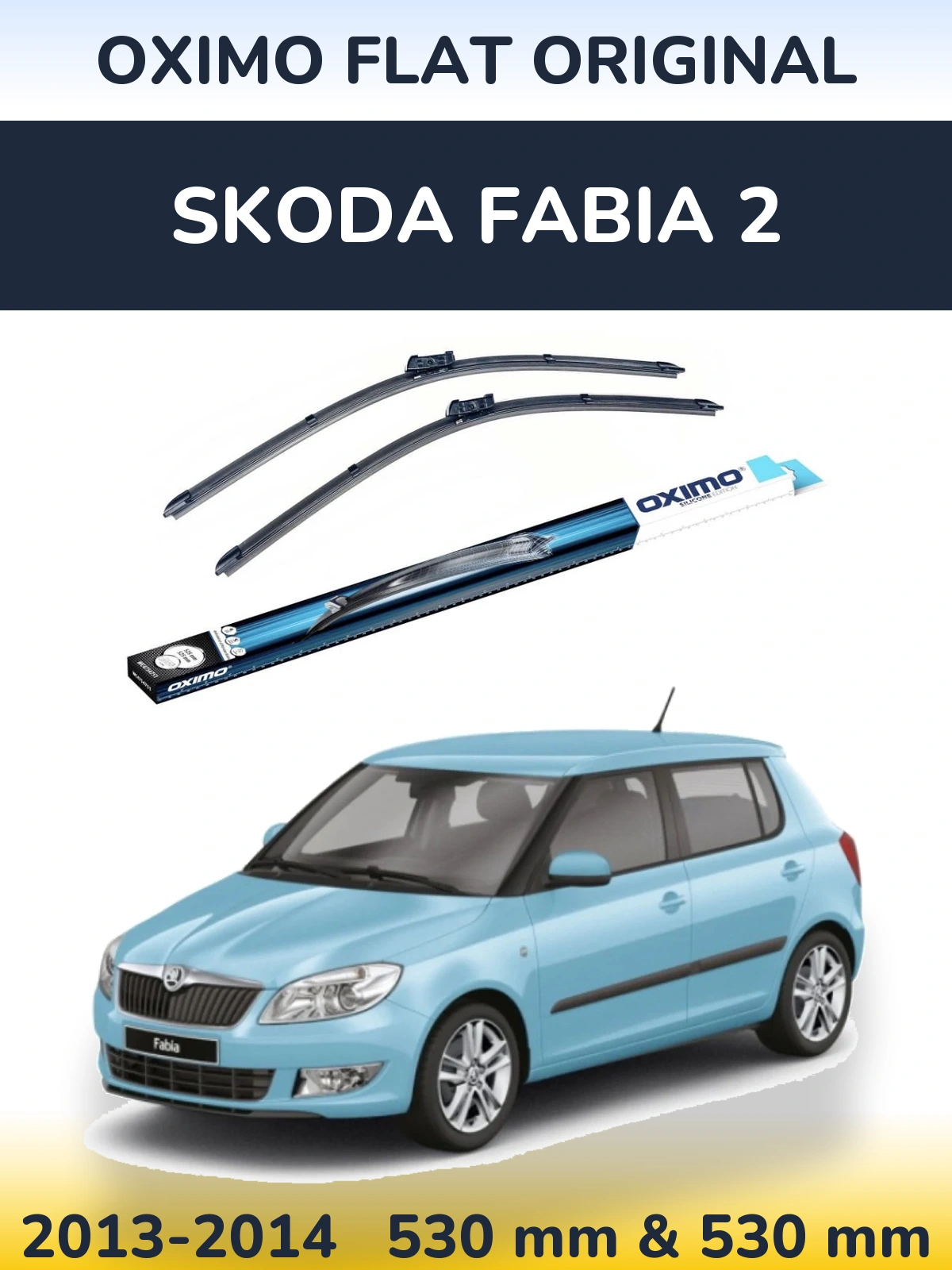Ștergătoare Oximo Flat Original pentru Skoda Fabia 2