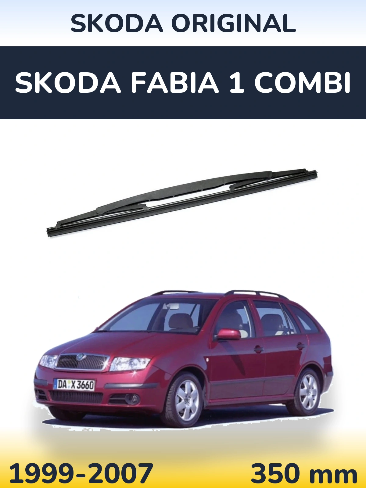 Ștergătoare Skoda OEM Skoda Original pentru Skoda Fabia 1 Combi