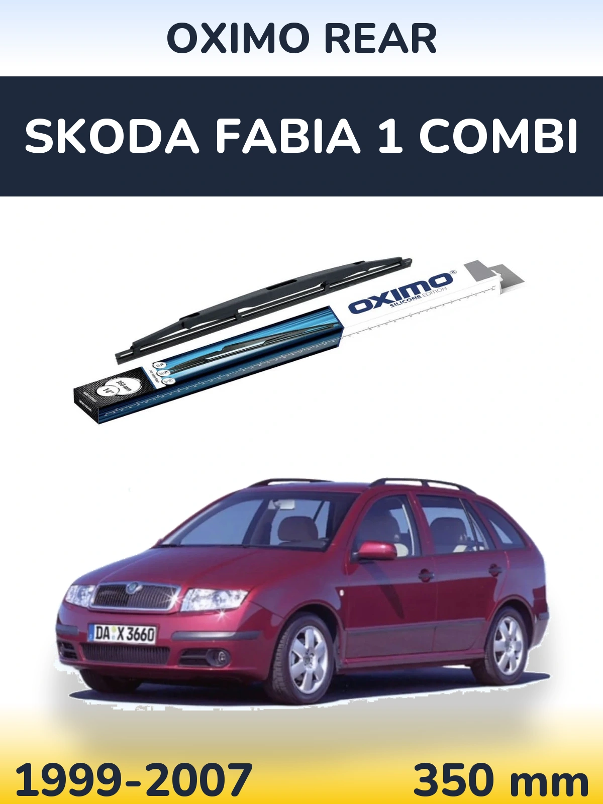 Ștergătoare Oximo Rear pentru Skoda Fabia 1 Combi