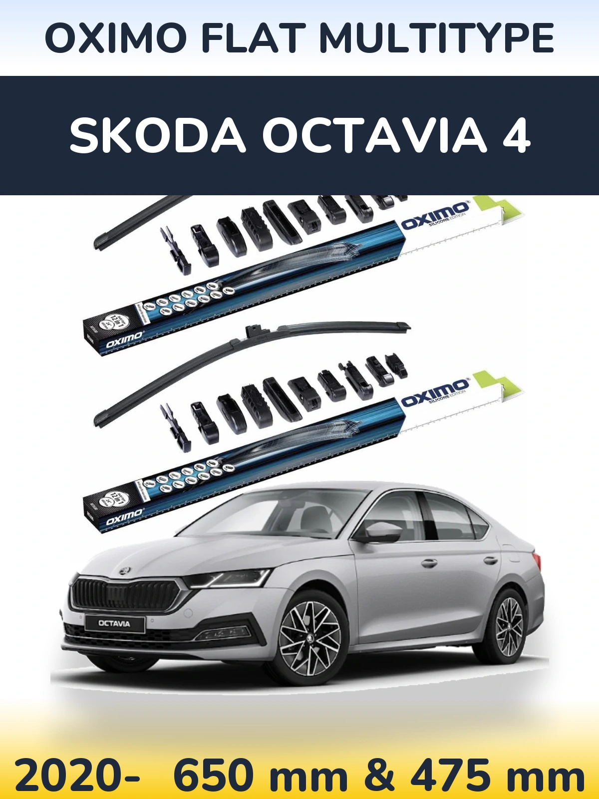 Ștergătoare Oximo Flat MultiTipe pentru Skoda Octavia 4