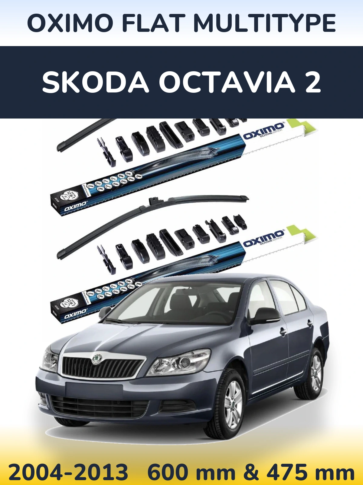 Ștergătoare Oximo Flat MultiTipe pentru Skoda Octavia 2