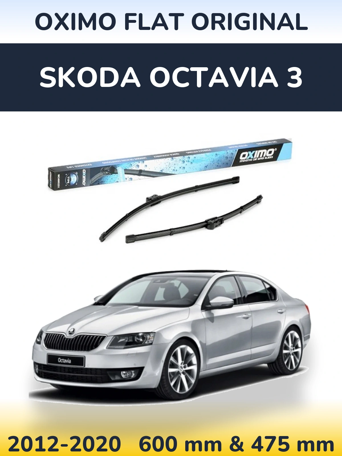 Ștergătoare Oximo Flat Original pentru Skoda Octavia 3