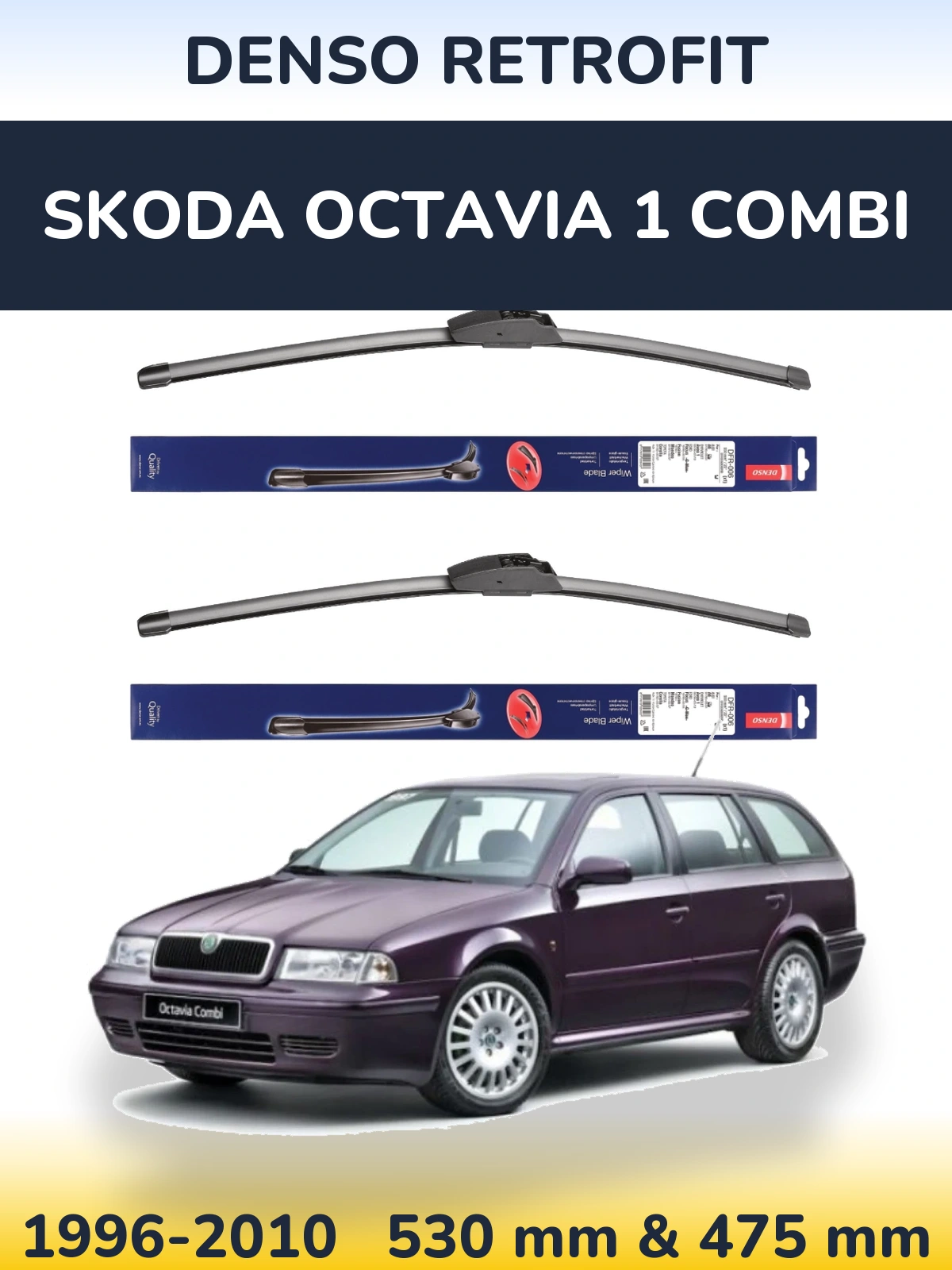 Ștergătoare Denso Retrofit pentru Skoda Octavia 1 Combi