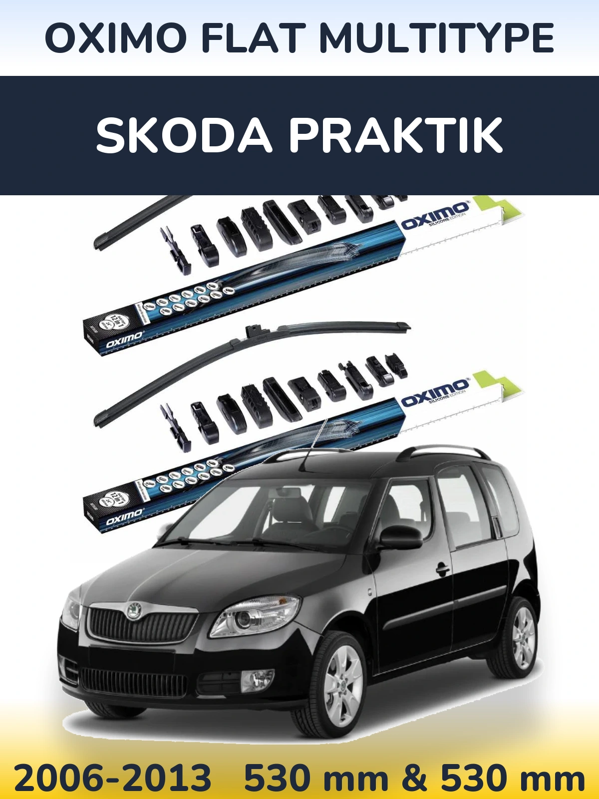 Ștergătoare Oximo Flat MultiTipe pentru Skoda Praktik