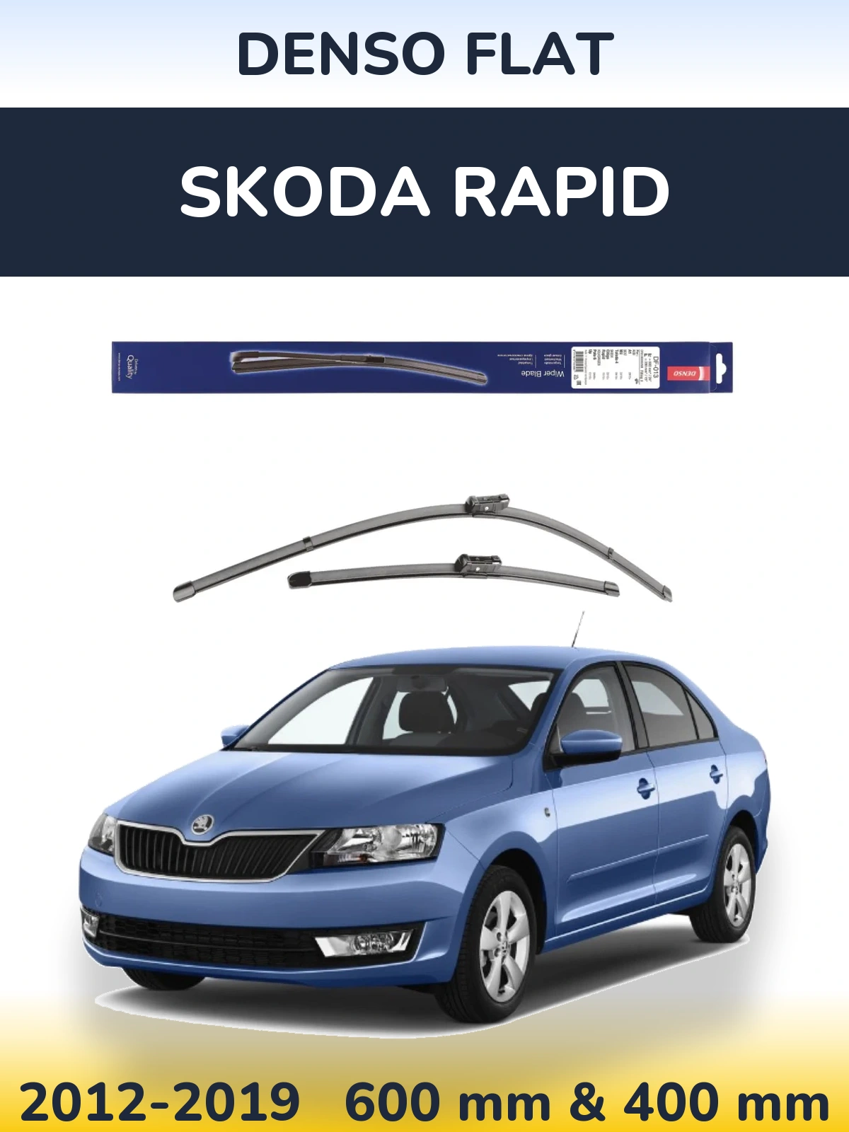 Ștergătoare Denso Flat pentru Skoda Rapid