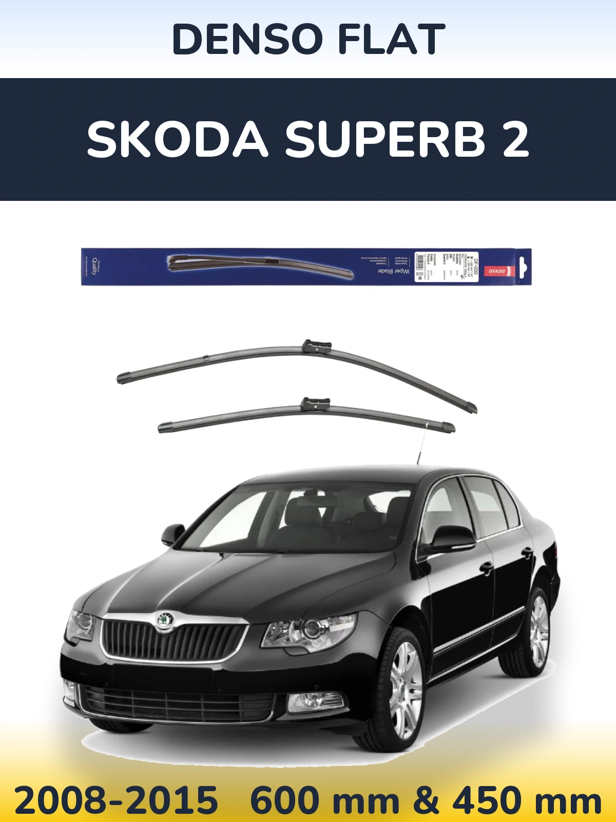 Ștergătoare Denso Flat pentru Skoda Superb 2