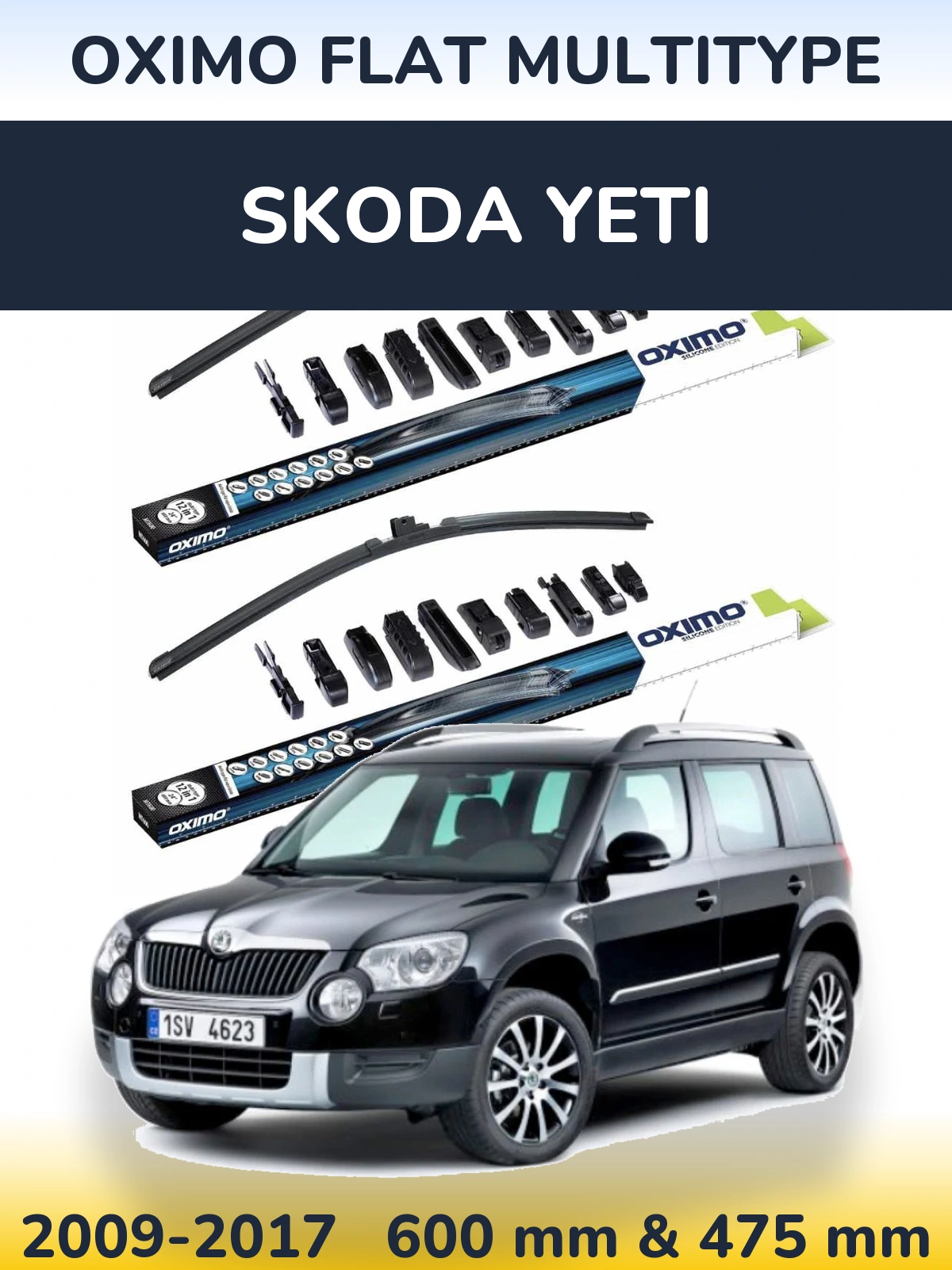 Ștergătoare Oximo Flat MultiTipe pentru Skoda Yeti