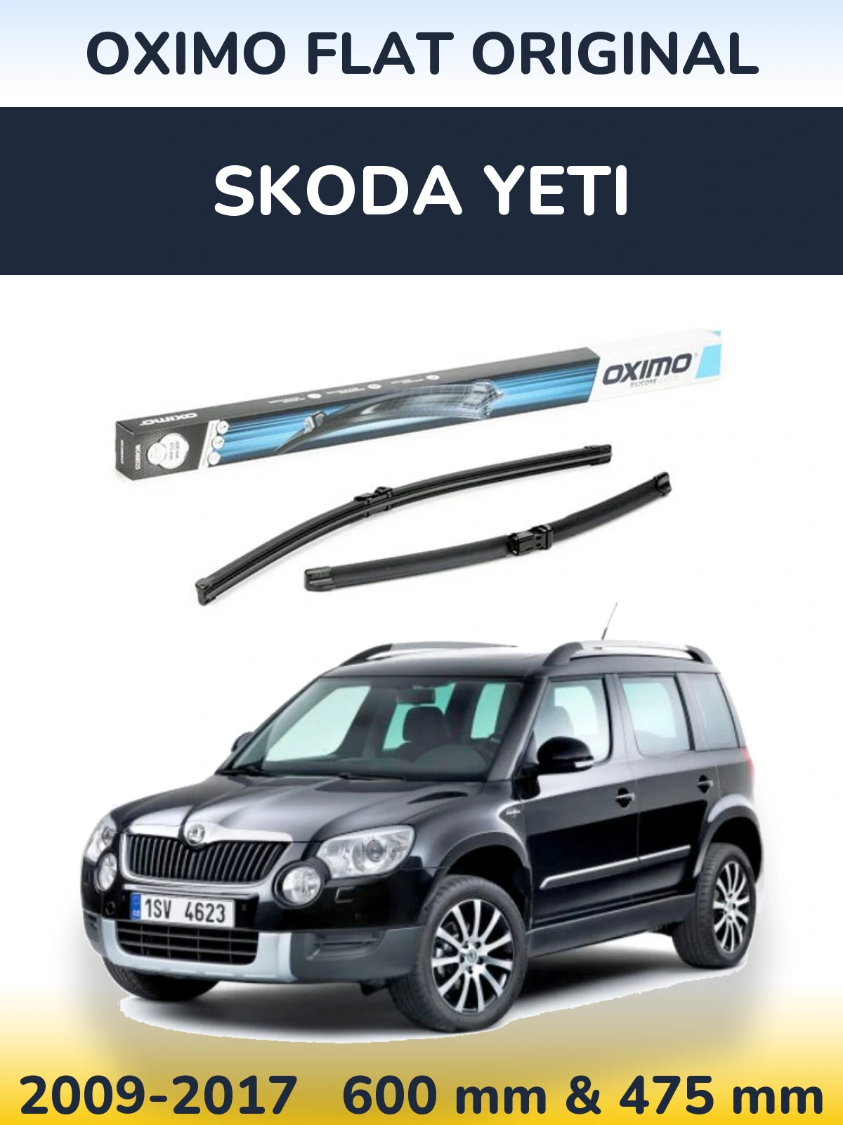 Ștergătoare Oximo Flat Original pentru Skoda Yeti
