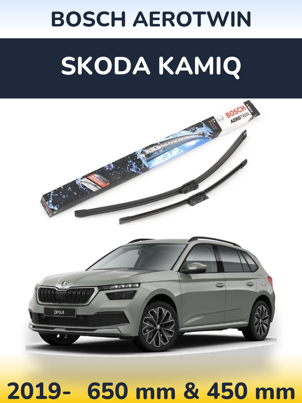 Ștergătoare BOSCH AeroTwin pentru Skoda Kamiq