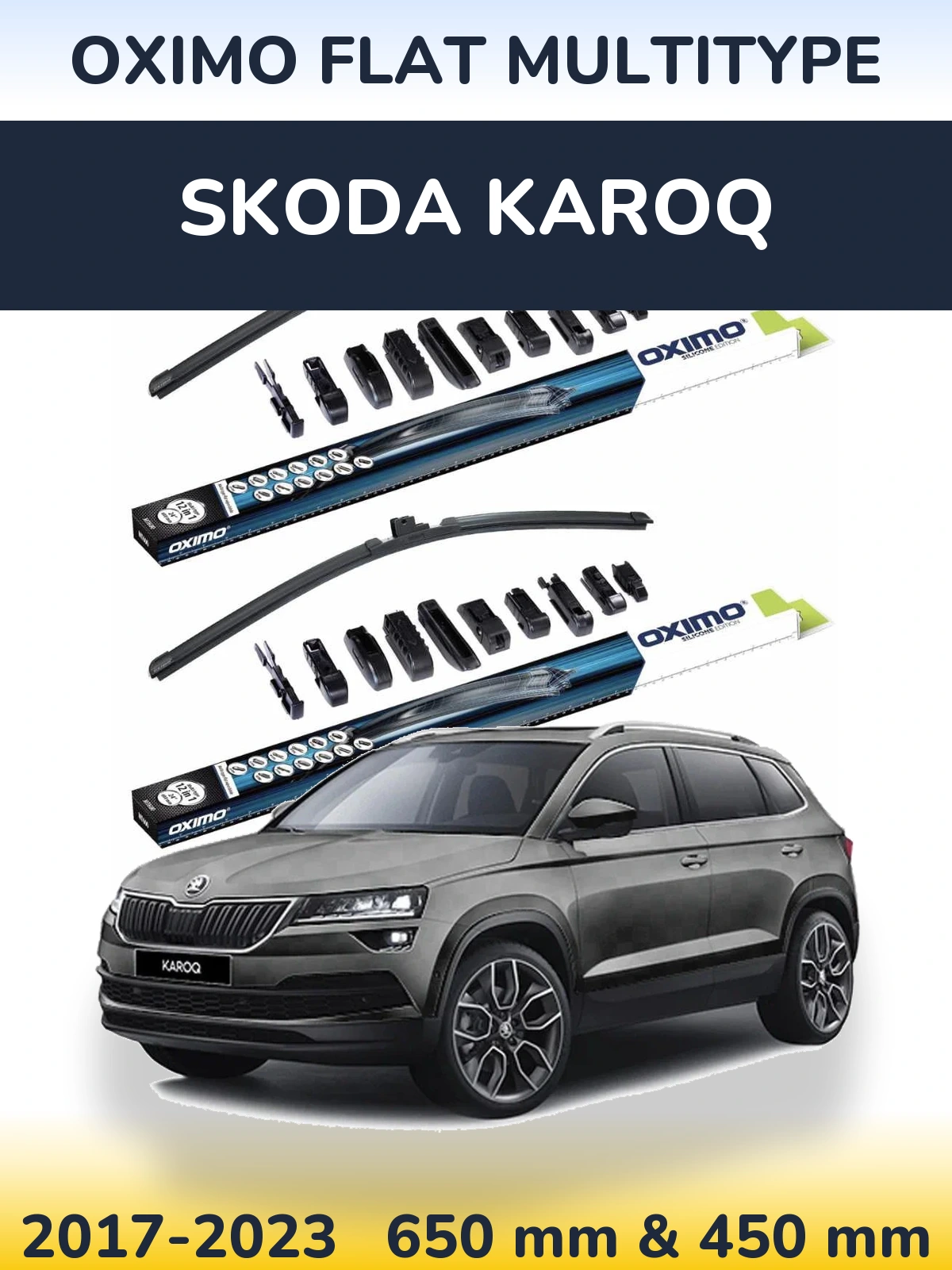Ștergătoare Oximo Flat MultiTipe pentru Skoda Karoq
