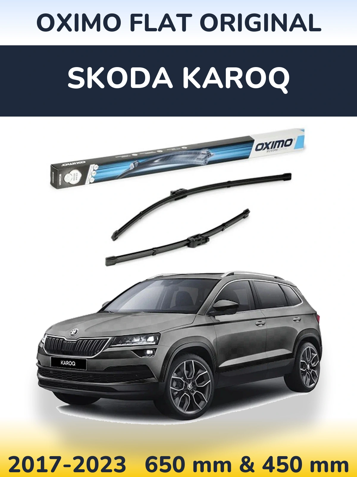 Ștergătoare Oximo Flat Original pentru Skoda Karoq