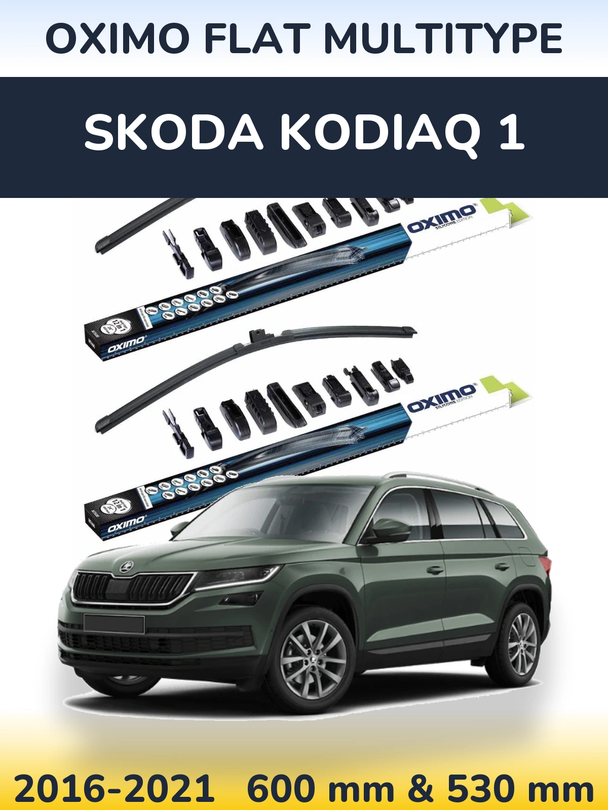 Ștergătoare Oximo Flat MultiTipe pentru Skoda Kodiaq 1