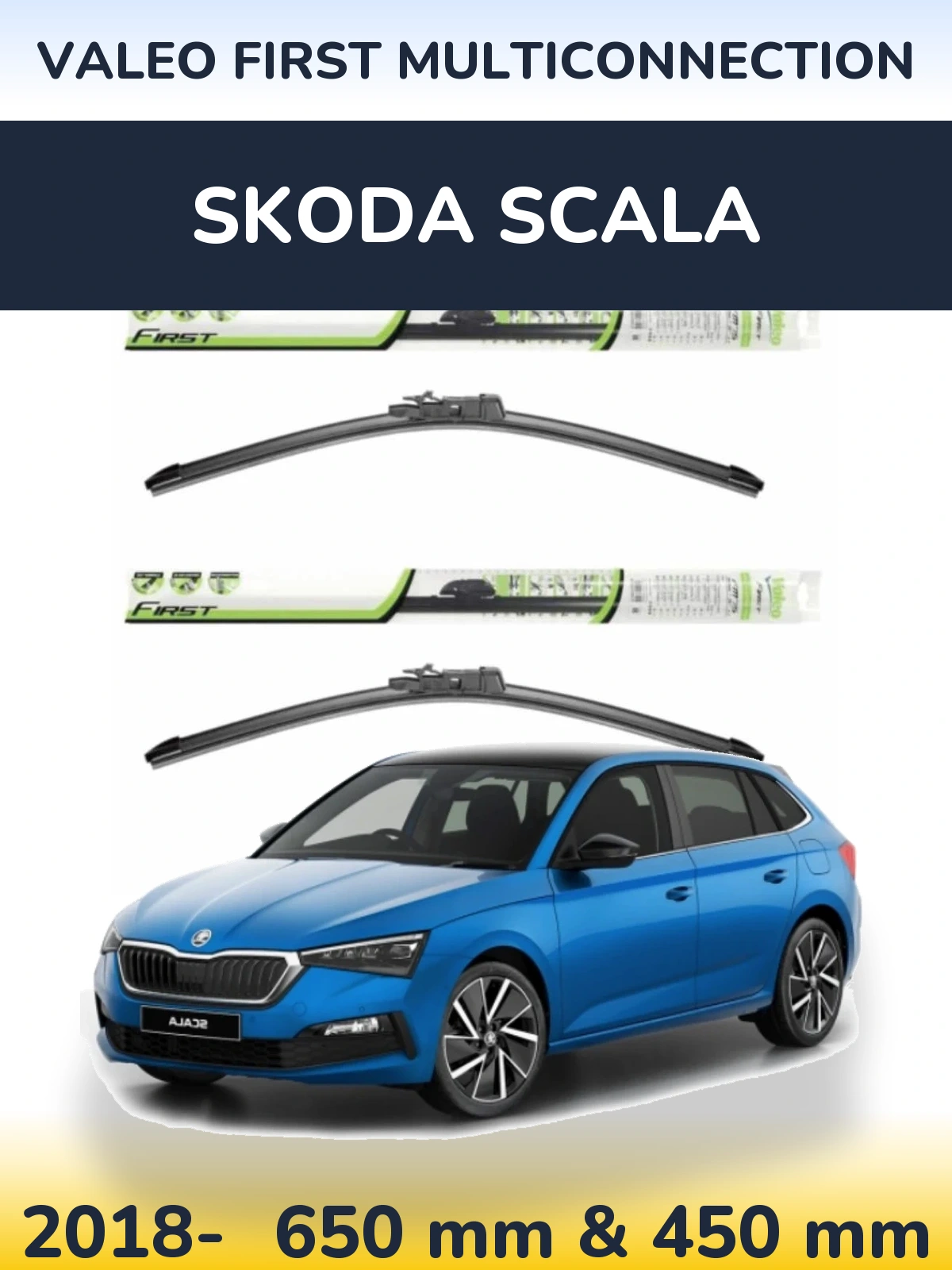 Ștergătoare Valeo First MultiConnection pentru Skoda Scala