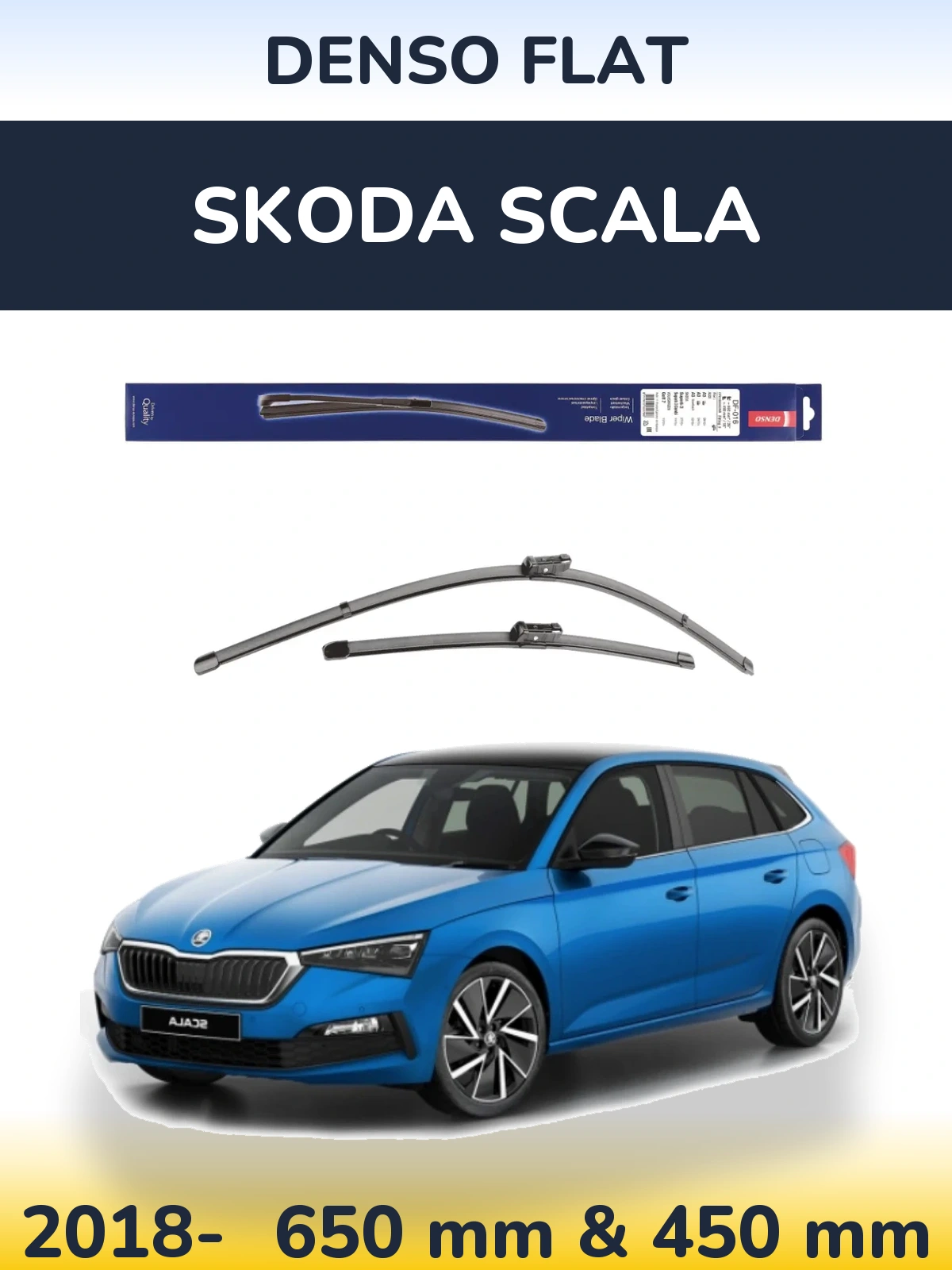 Ștergătoare Denso Flat pentru Skoda Scala