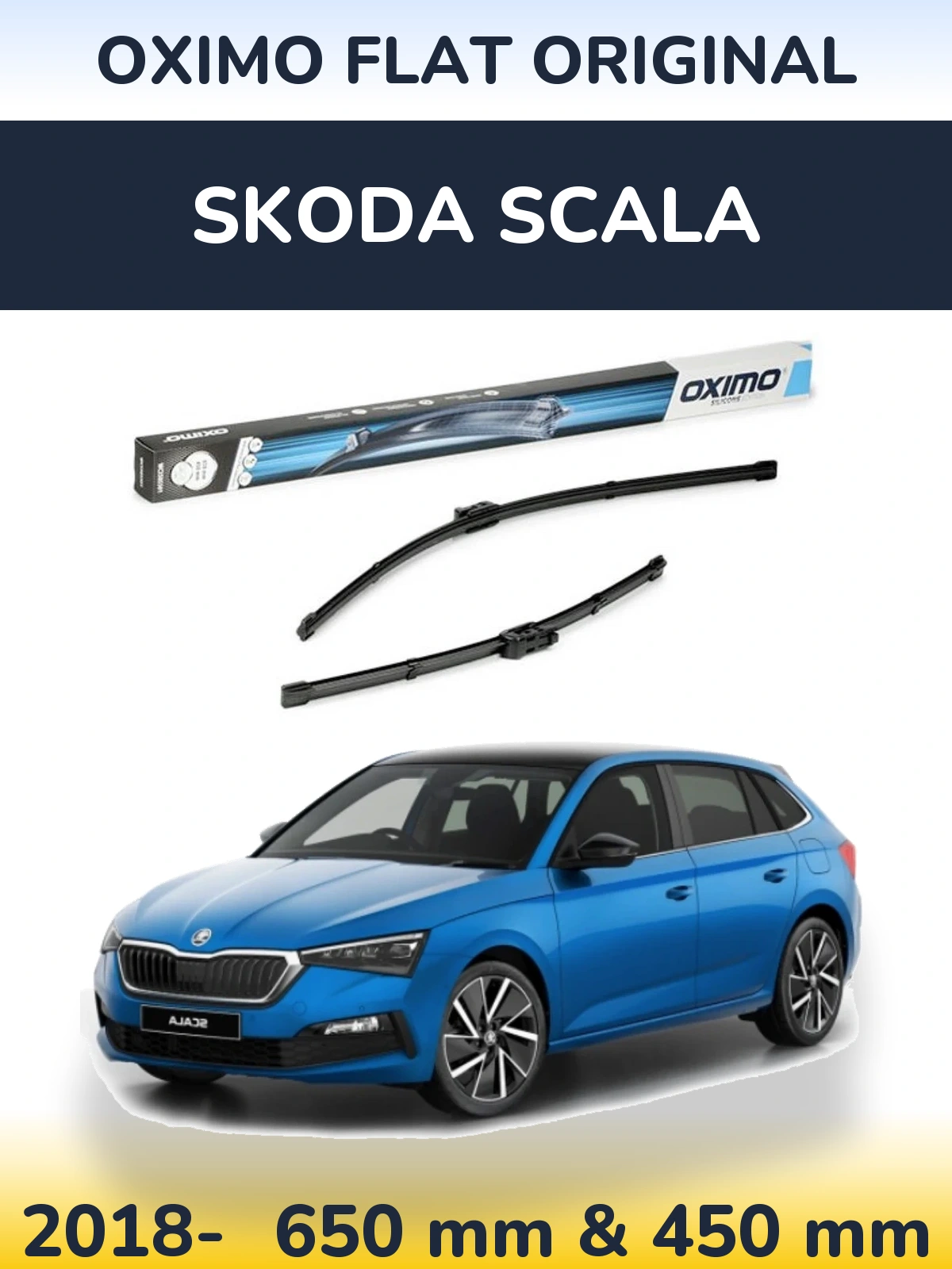 Ștergătoare Oximo Flat Original pentru Skoda Scala