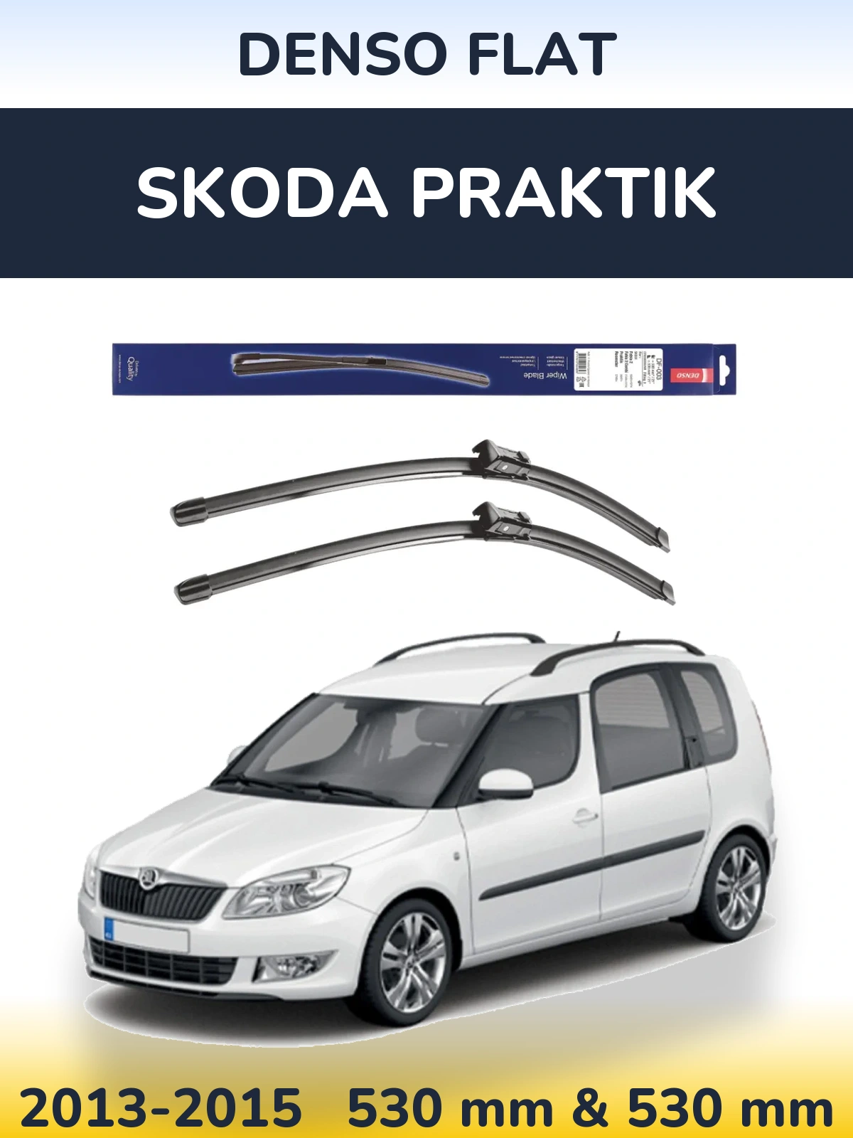 Ștergătoare Denso Flat pentru Skoda Praktik