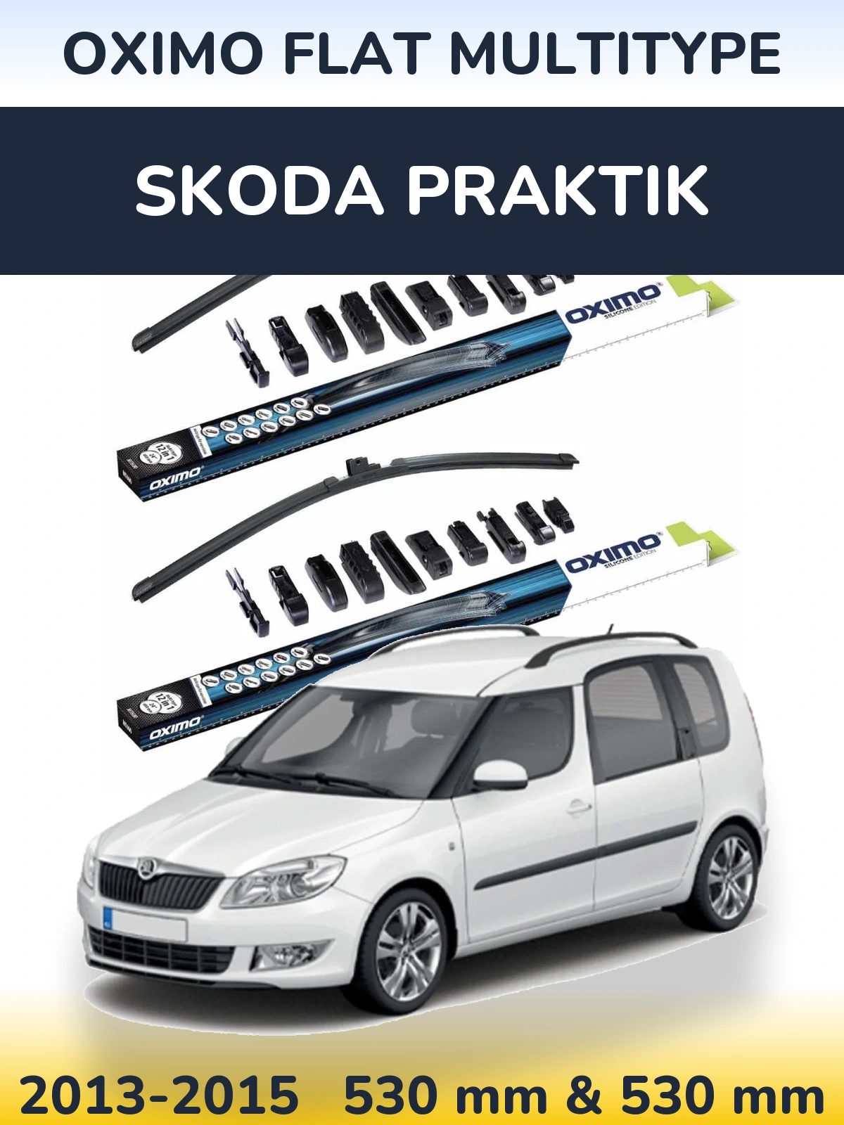 Ștergătoare Oximo Flat MultiTipe pentru Skoda Praktik