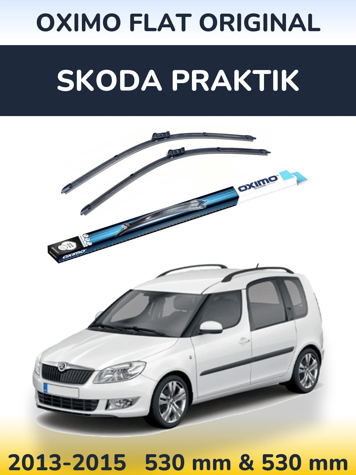 Ștergătoare Oximo Flat Original pentru Skoda Praktik