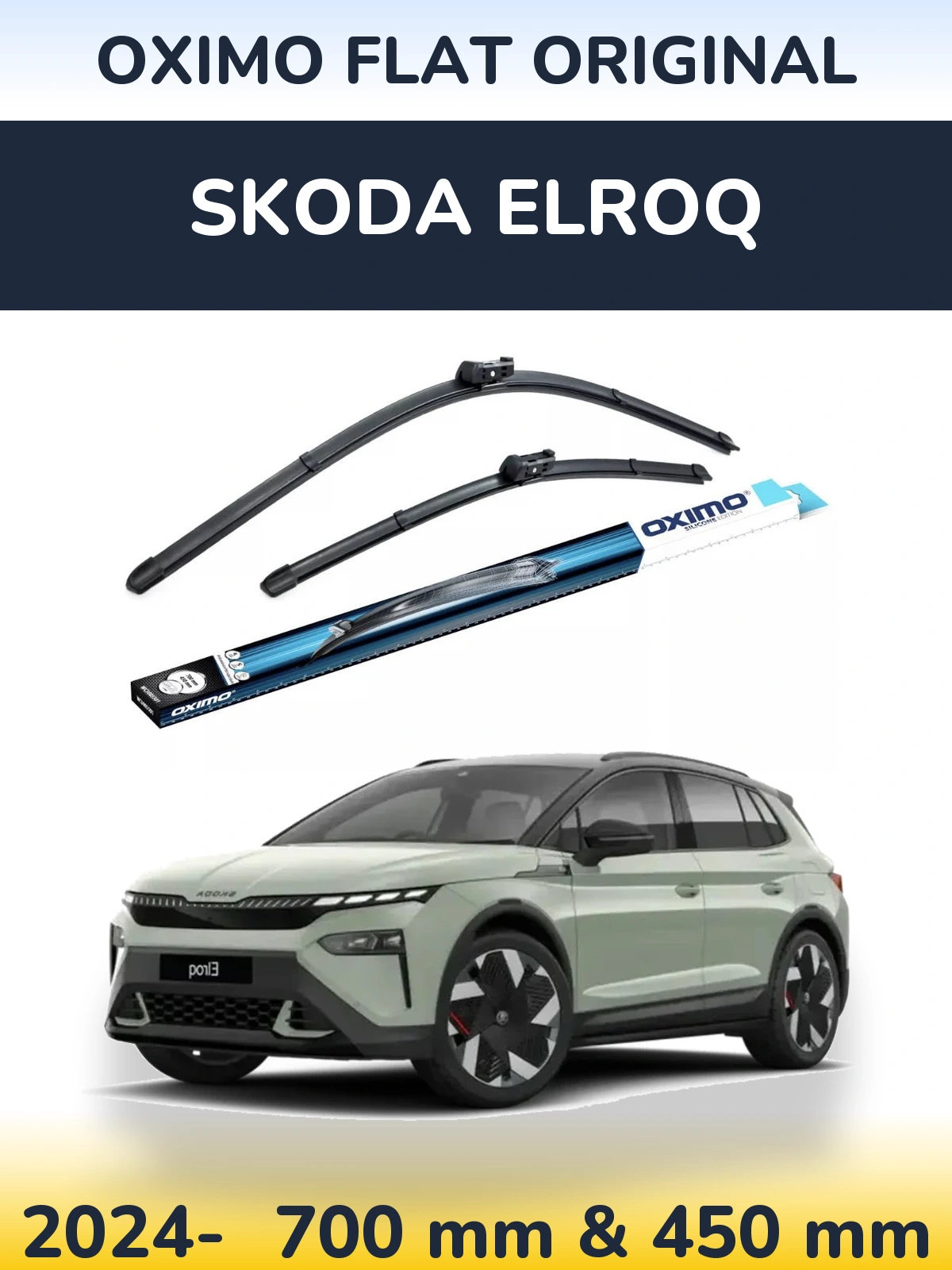 Ștergătoare Oximo Flat Original pentru Skoda Elroq