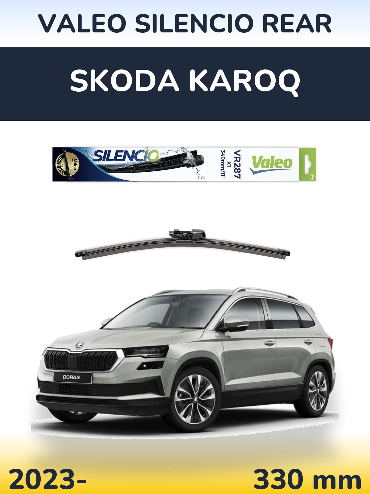Ștergătoare Valeo Silencio Rear pentru Skoda Karoq