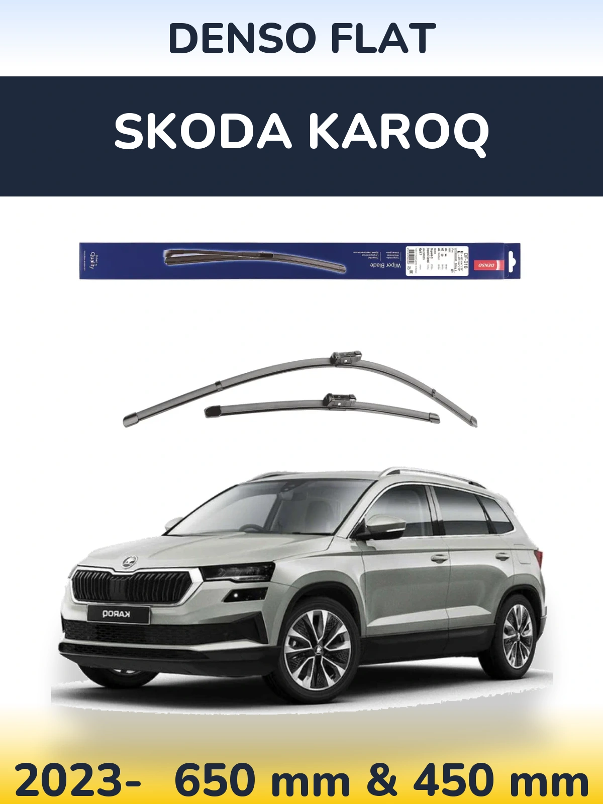 Ștergătoare Denso Flat pentru Skoda Karoq