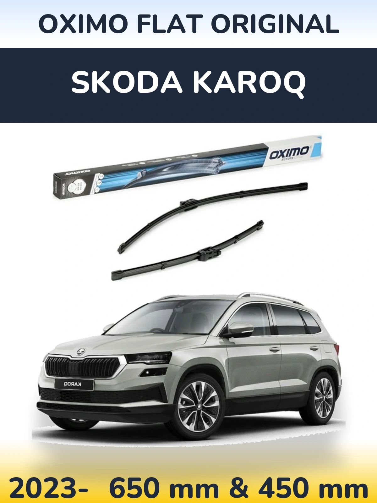 Ștergătoare Oximo Flat Original pentru Skoda Karoq