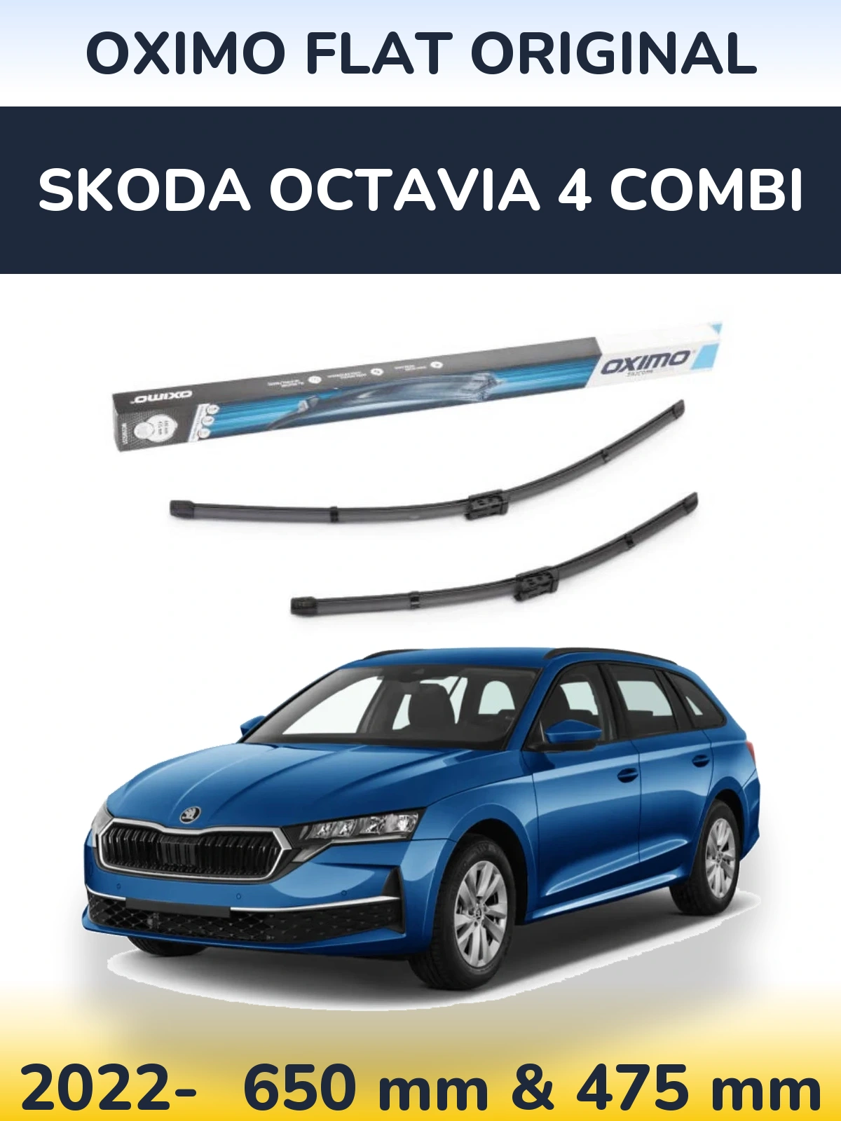 Ștergătoare Oximo Flat Original pentru Skoda Octavia 4 Combi