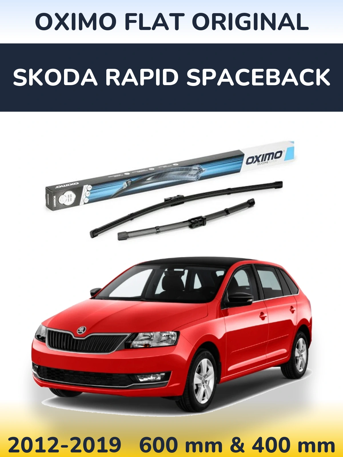 Ștergătoare Oximo Flat Original pentru Skoda Rapid Spaceback