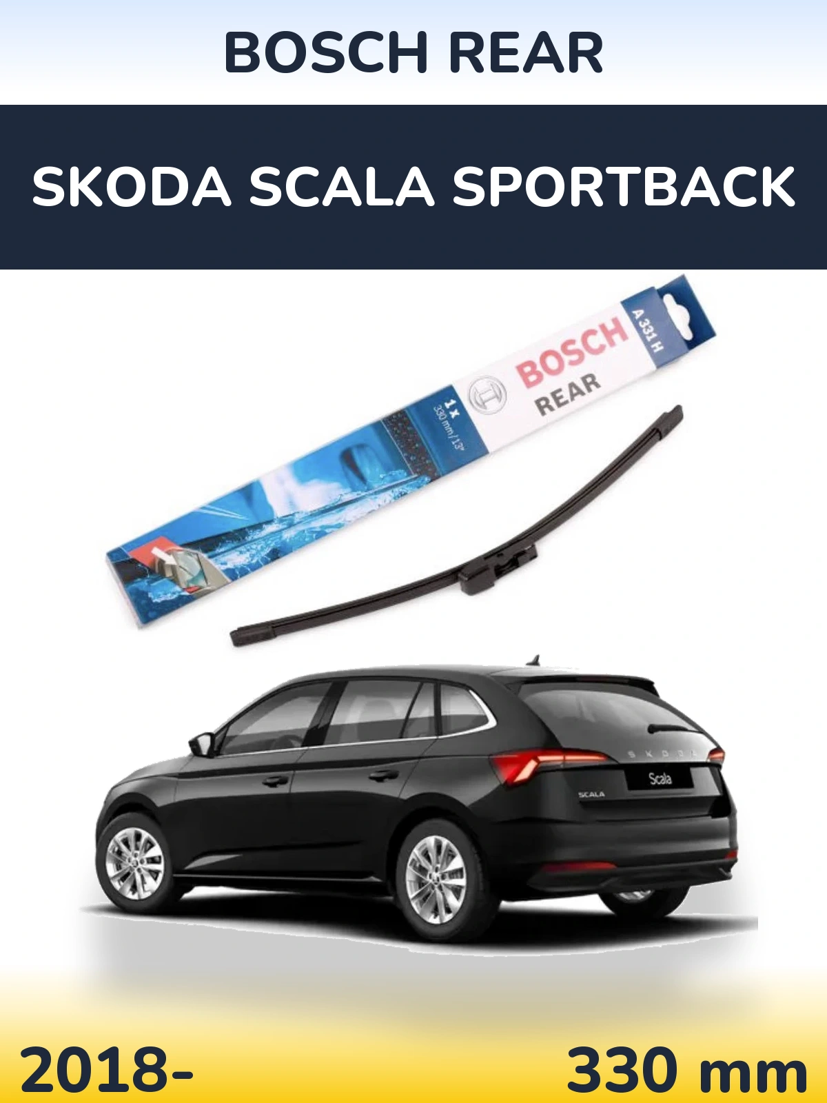 Ștergătoare BOSCH Rear pentru Skoda Scala Sportback
