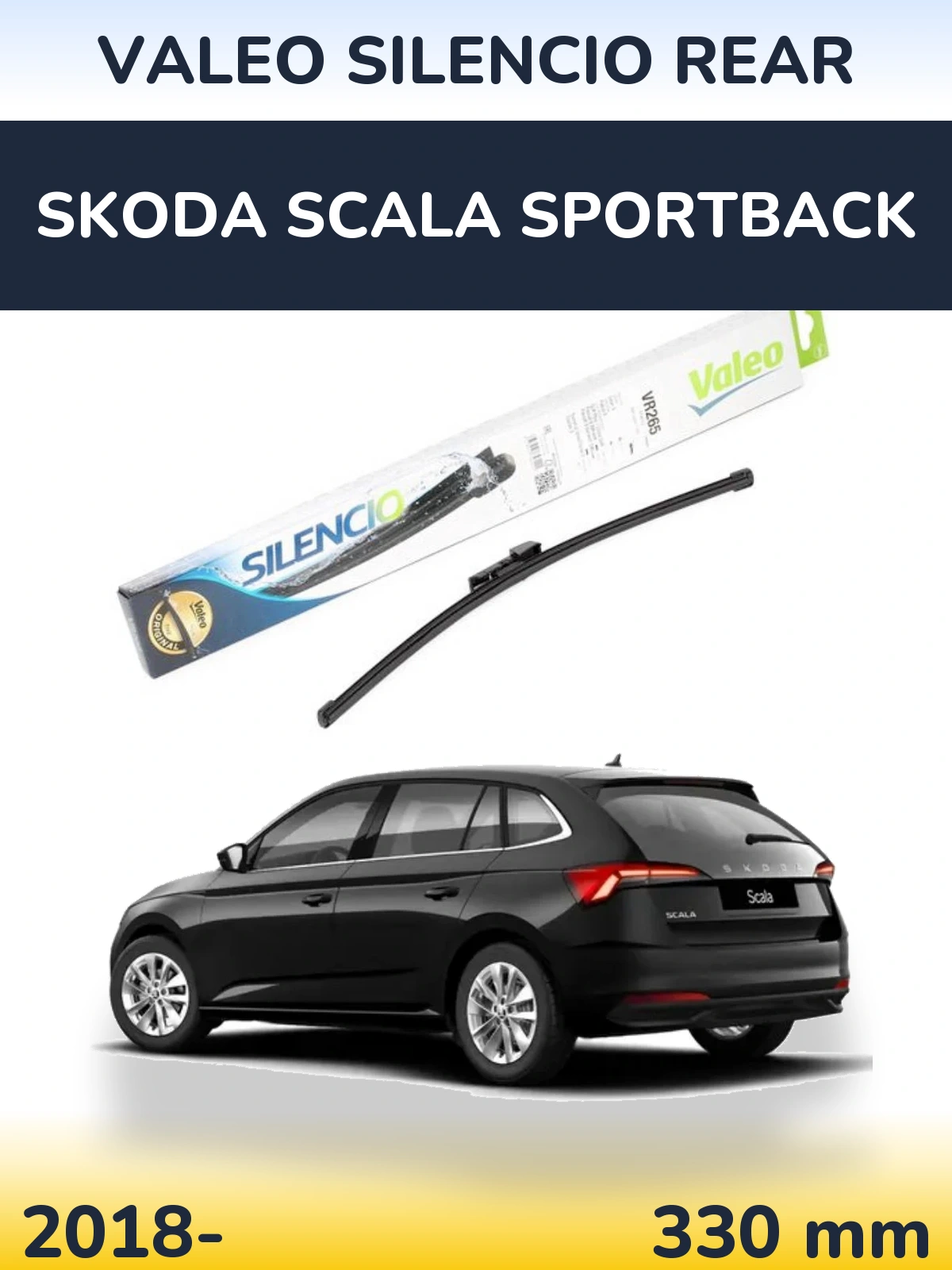 Ștergătoare Valeo Silencio Rear pentru Skoda Scala Sportback
