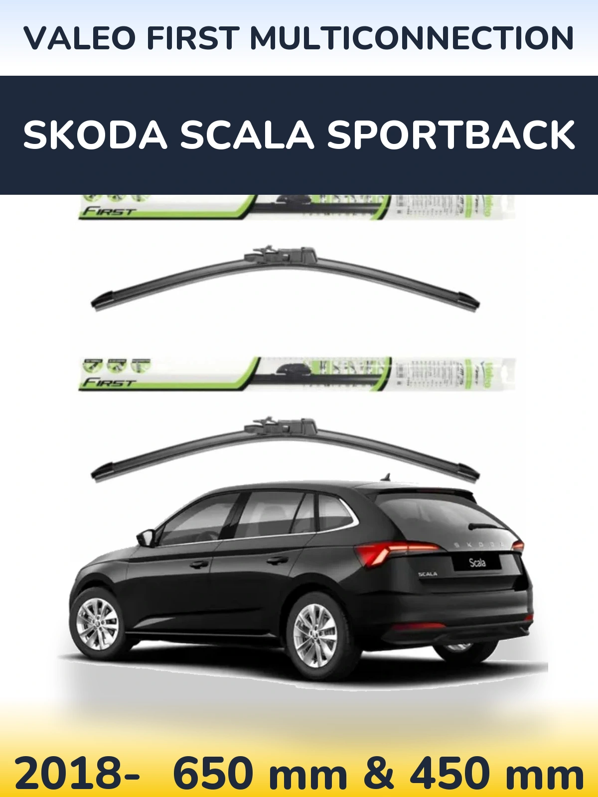 Ștergătoare Valeo First MultiConnection pentru Skoda Scala Sportback