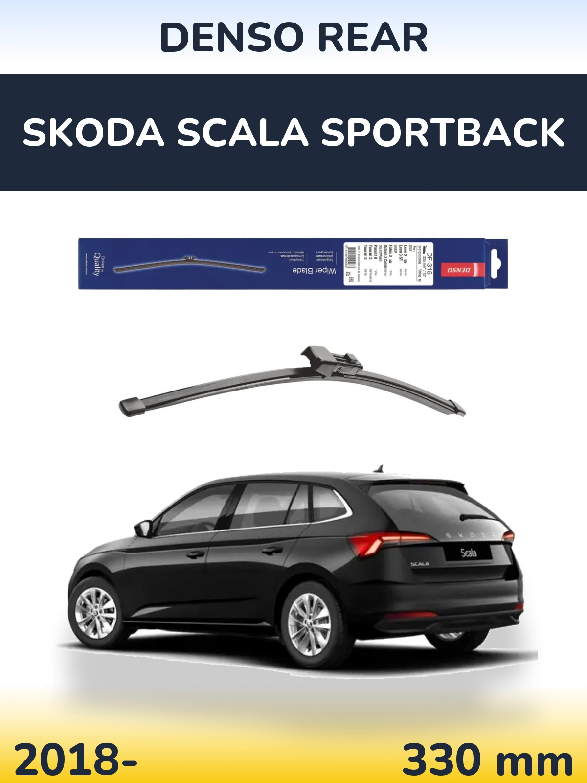 Ștergătoare Denso Rear pentru Skoda Scala Sportback