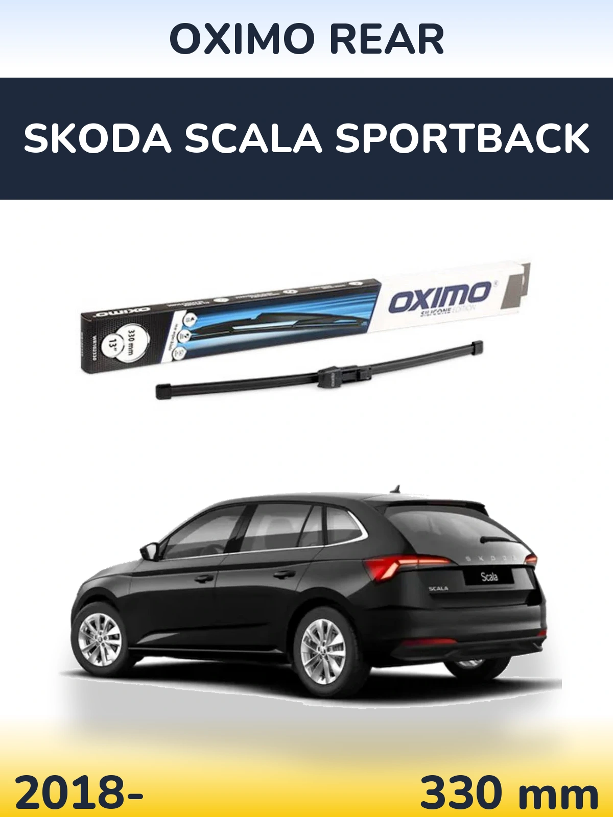 Ștergătoare Oximo Rear pentru Skoda Scala Sportback
