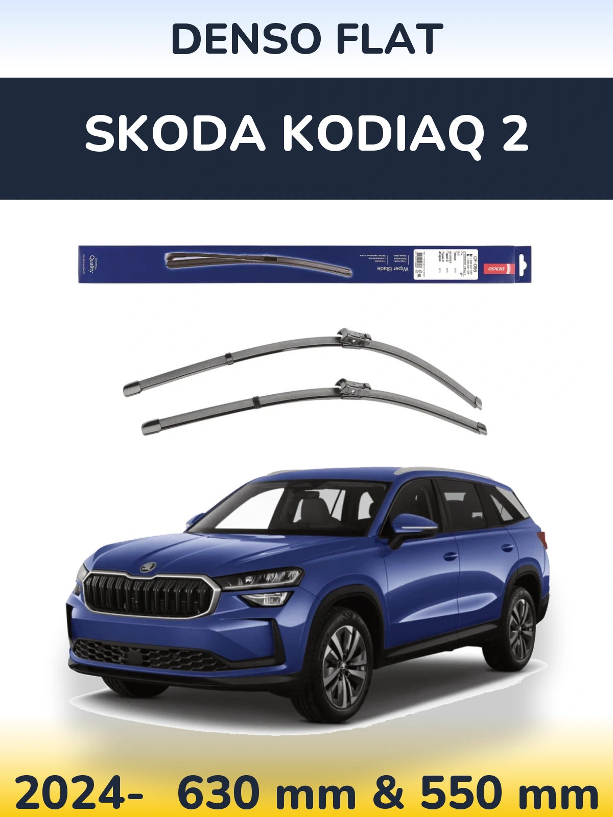 Ștergătoare Denso Flat pentru Skoda Kodiaq 2