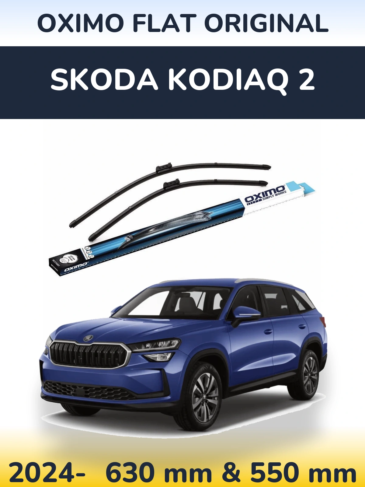 Ștergătoare Oximo Flat Original pentru Skoda Kodiaq 2