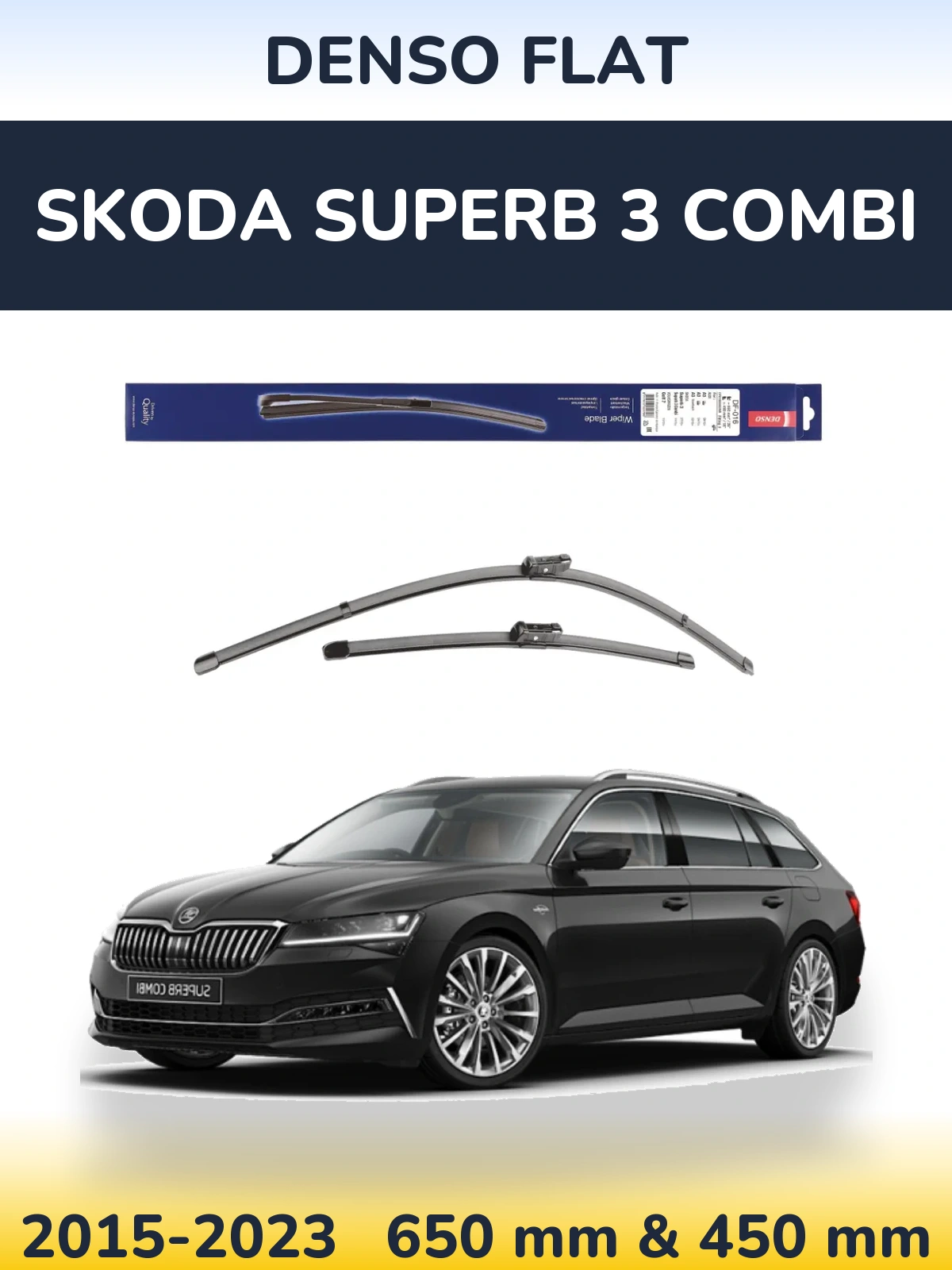Ștergătoare Denso Flat pentru Skoda Superb 3 Combi