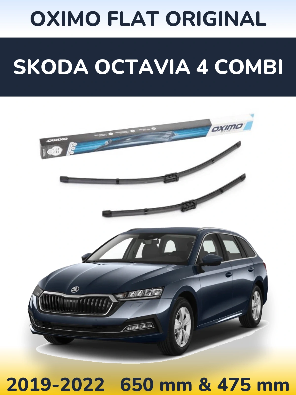 Ștergătoare Oximo Flat Original pentru Skoda Octavia 4 Combi