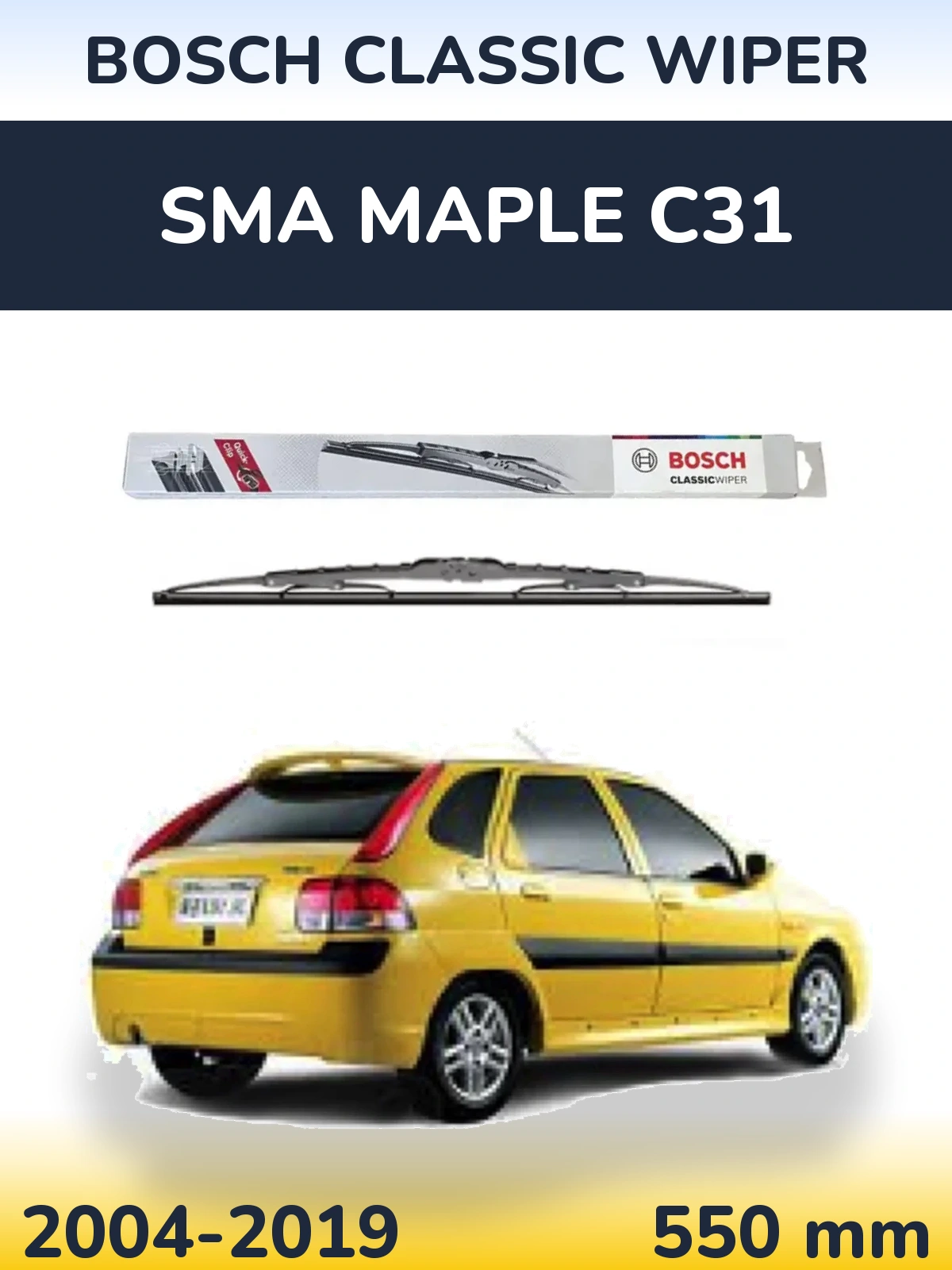 Ștergătoare BOSCH Classic Wiper pentru SMA Maple C31