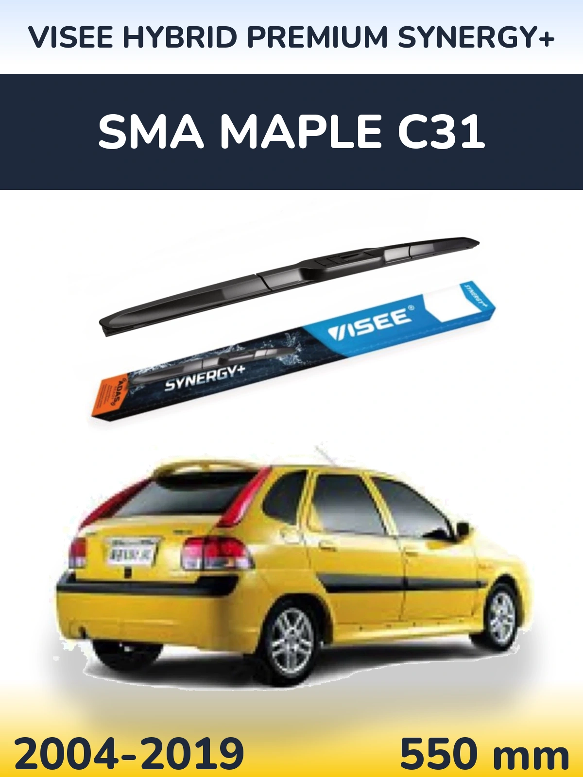 Ștergătoare VISEE HYBRID PREMIUM SYNERGY+ pentru SMA Maple C31