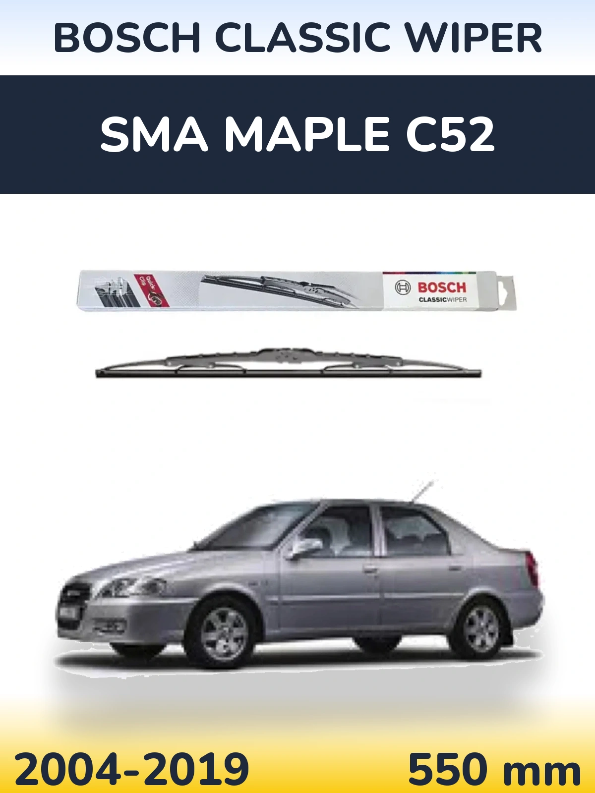 Ștergătoare BOSCH Classic Wiper pentru SMA Maple C52