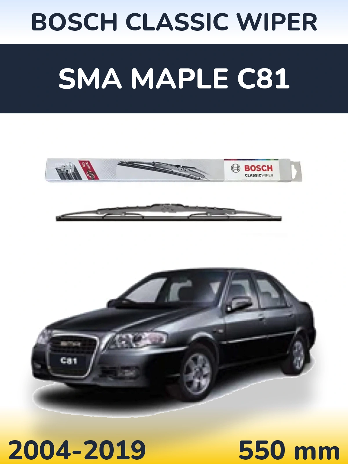 Ștergătoare BOSCH Classic Wiper pentru SMA Maple C81