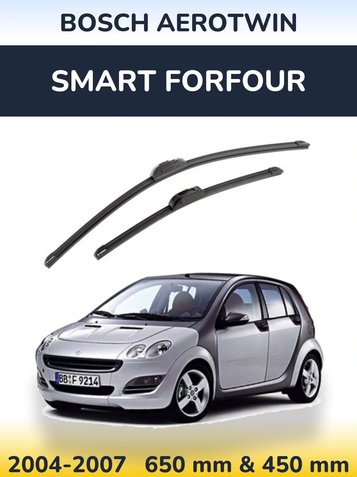 Ștergătoare BOSCH AeroTwin pentru Smart Forfour